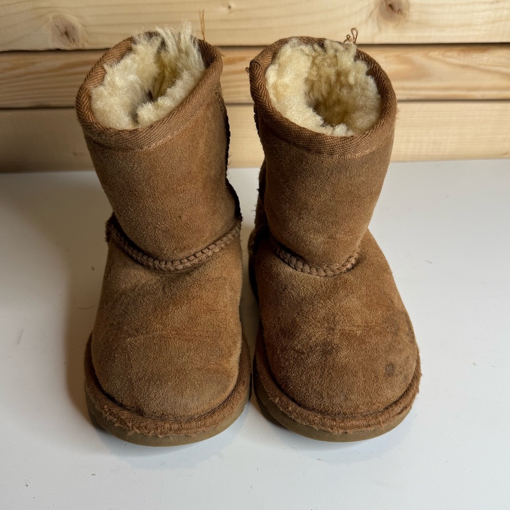 UGG Tan Shearling Boots - toddler size 6